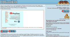 Desktop Screenshot of cdfrontend.com